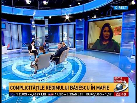 Sinteza Zilei: Oana Stancu, despre complicităţile regimului Băsescu în mafie