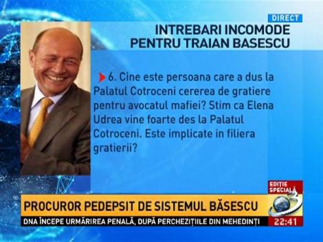 Sinteza Zilei: 10 întrebări incomode pentru Traian Băsescu