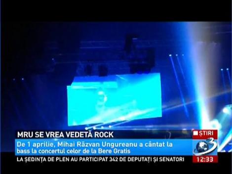 MRU se vrea vedeta rock