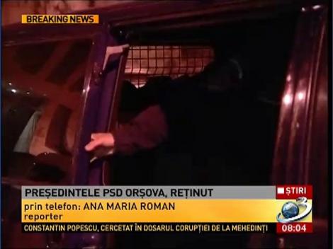 Preşedintele PSD Orşova, reţinut pentru 24 de ore în dosarul corupţiei de la Mehedinţi