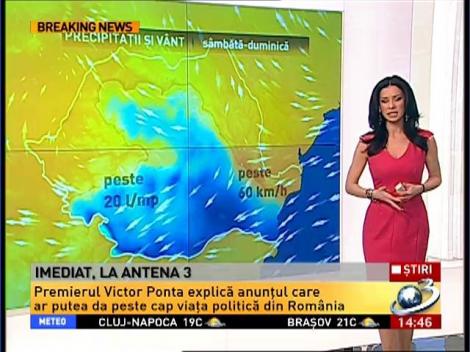 Prognoza meteo pentru week-end!