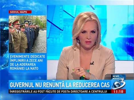 Guvernul nu renunţă la reducerea CAS