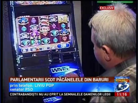 Liviu Pop, despre iniţiativa parlamentarilor de a scoate păcănelele din baruri