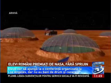 Elevi români premiaţi de NASA, fără sprijin