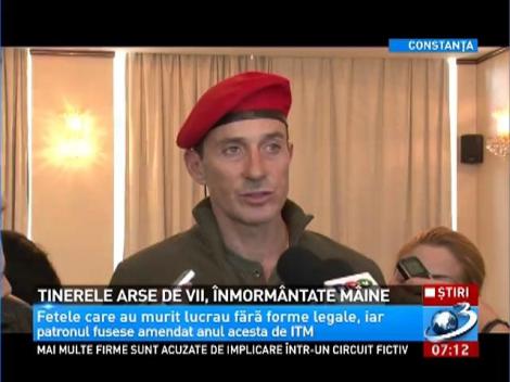 Tinerele arse de vii, înmormântate mâine