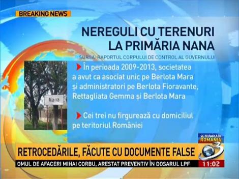 Guvernul sesizează Parchetul pentru ternurile de la Nana
