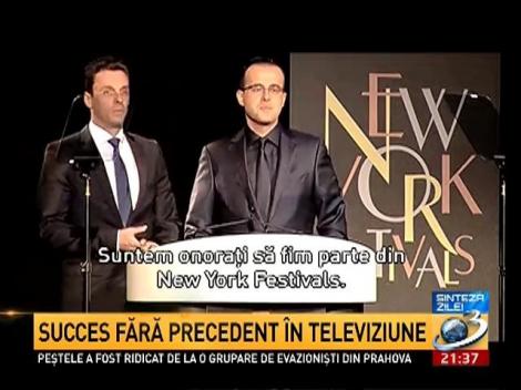 Succes fara precedent in televiziune. Antena 3 a câştigat şapte premii pentru România