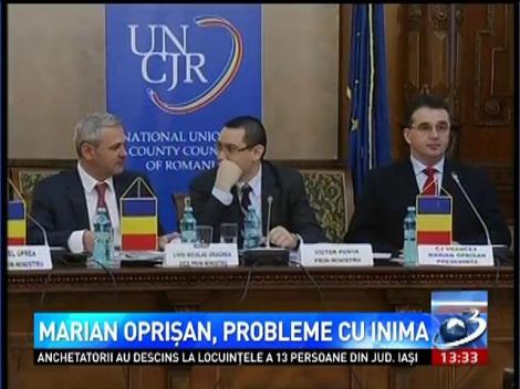 Marian Oprişan, probleme cu inima