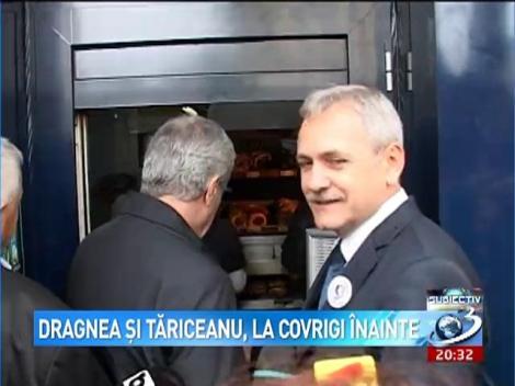 Călin Popescu Tăriceanu şi Liviu Dragnea au poftit la covrigi