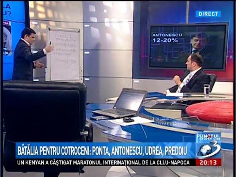 Punctul de Întâlnire: Bătălia de la Cotroceni: Ponta, Antonescu, Udrea, Predoiu