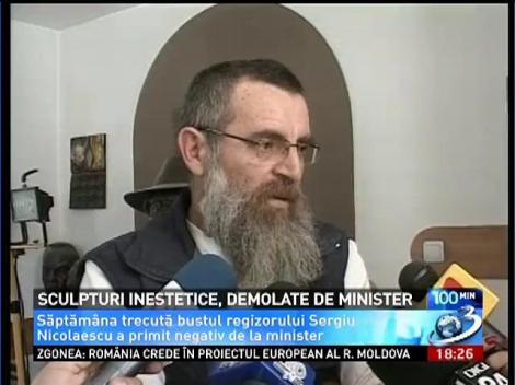 Sculpturi inestetice, demolate de minister în Târgu-Jiu