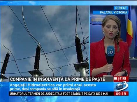 Companie &icirc;n insolvenţă dă prime de Paşti