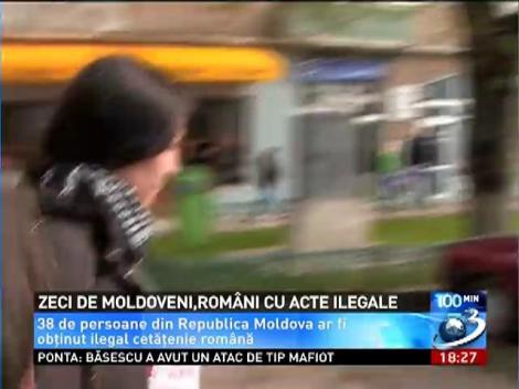 Zeci de moldoveni, români cu acte ilegale