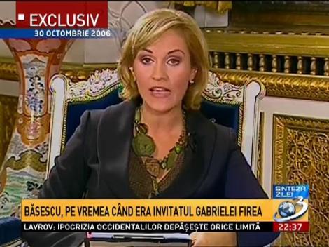 Interviu Gabriela Firea-Traian Băsescu! Diferenţa de abordare după ce a fost investigat