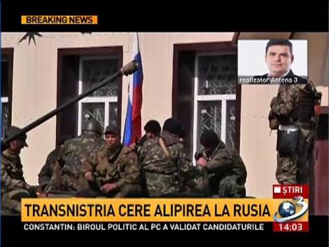Transnistria cere alipirea la Rusia