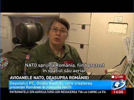 Avioanele NATO intensifică zborurile deasupra ţării noastre pentru a monitoriza criza din Ucraina