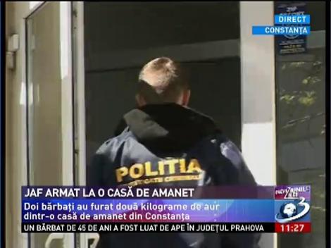 Jaf armat la o casă de amanet din Constanța