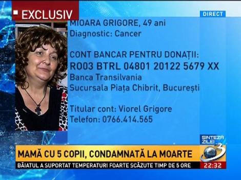 Sinteza Zilei: Mamă cu 5 copii, condamnată la moarte