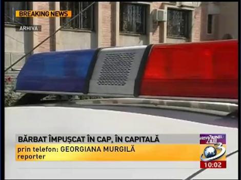 Un bărbat s-a a fost găsit împuşcat în cap în Capitală