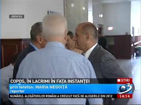 George Copos a izbucnit în lacrimi în faţa instanţei