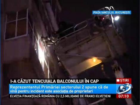 Atenţie, cade tencuiala! O femeie a fost rănită în Piaţa Iancului din Bucureşti