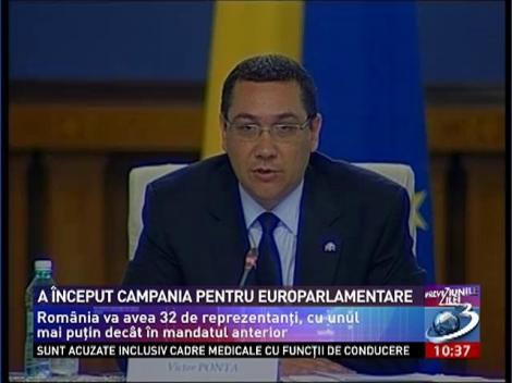 A început campania pentru europarlamentare