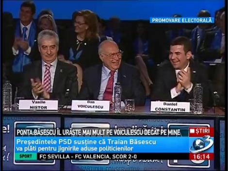 Ponta: Basescu il uraste mai mult pe Voiculescu decat pe mine