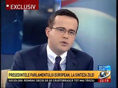 Exclusiv! Presedintele Parlamentului European si Victor Ponta, la Sinteza Zilei