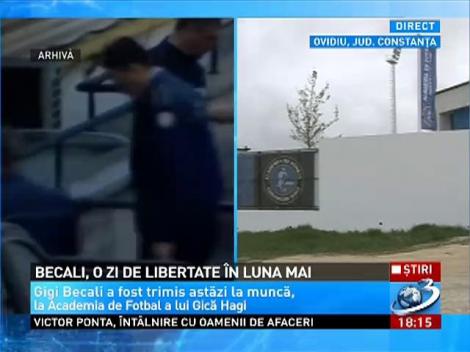 Gigi Becali va primi o zi de libertate în luna mai