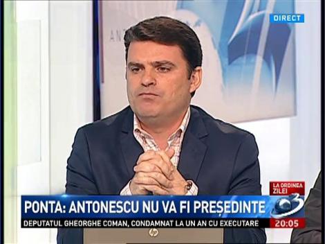 La Ordinea Zilei: Radu Tudor, despre atacul lui Antonescu la adresa lui Ponta