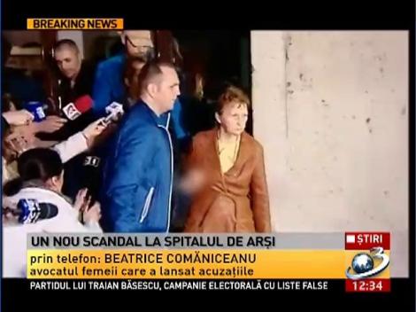 Un nou scandal la spitalul de arşi