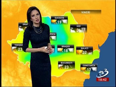 Cum va fi vremea în următoarele zile