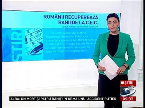 Românii recuperează banii de la CEC