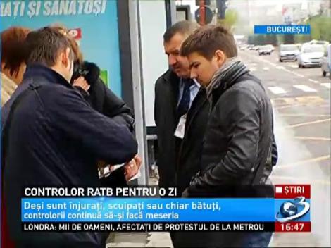 Controlor RATB pentru o zi