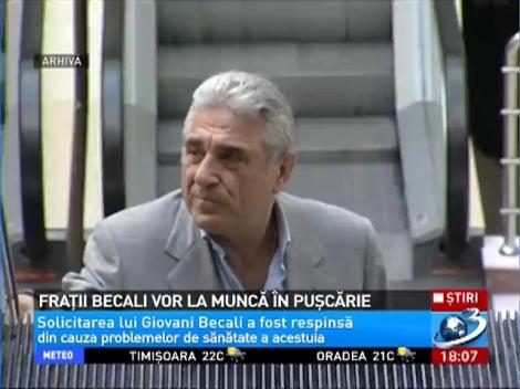 Fraţii Becali vor la muncă în puşcărie