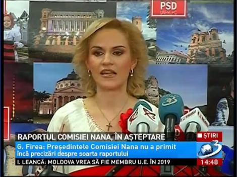 Raportul comisiei "Nana", în aşteptare