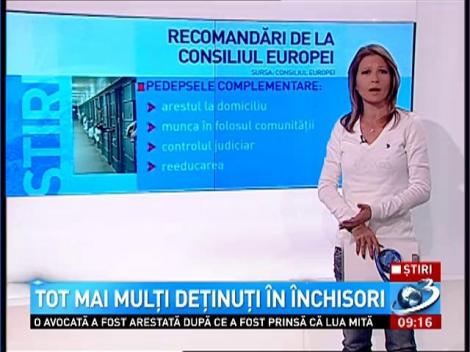 Tot mai mulţi deţinuţi &icirc;n &icirc;nchisori
