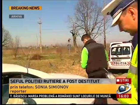 Şeful Poliţiei Rutiere a fost destituit