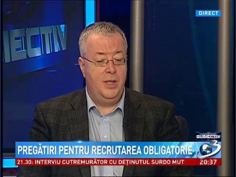 Bogdan Chirieac, despre pregătirile pentru recrutarea obligatorie: O prostie!