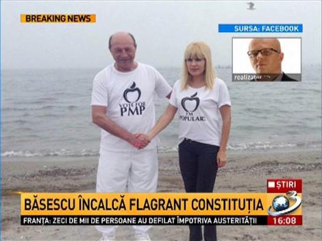 Traian Băsescu face campanie partidului Elenei Udrea. Adrian Ursu: E un gest ostentativ pe care &icirc;l comite tocmai pentru că ştie că i se permite