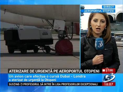 Aterizare de urgenţă pe aeroportul Otopeni