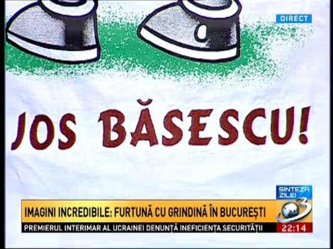 Mircea Badea, tricou cu mesajul "Jos Basescu"