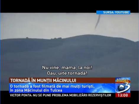 Tornadă în Munții Măcinului