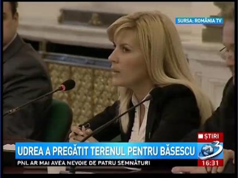 Udrea a pregatit terenul pentru Basescu