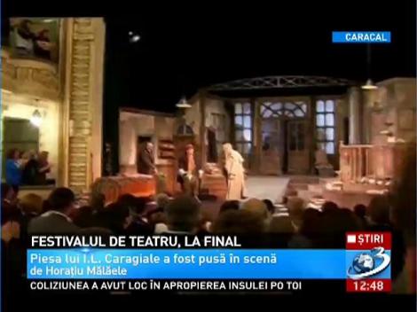Festival de teatru, la final
