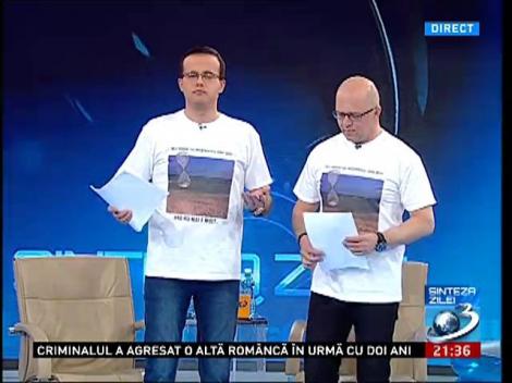 Sinteza Zilei: Ce tricouri au îmbrăcat Mihai Gâdea şi Adrian Ursu