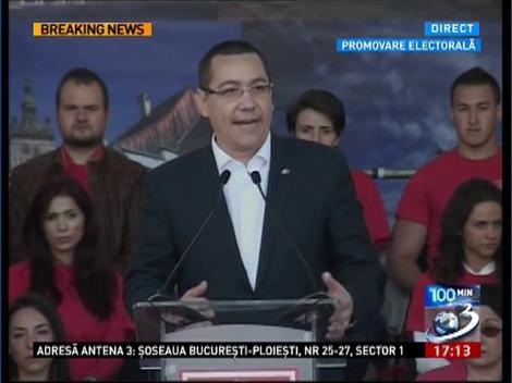 Ponta: Salarii şi pensiile nu se vor mai tăia