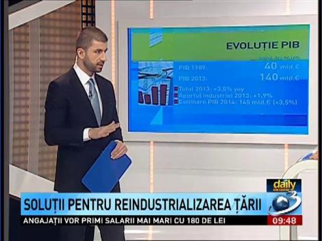 Daily income: Solutii pentru reindustrializarea tarii