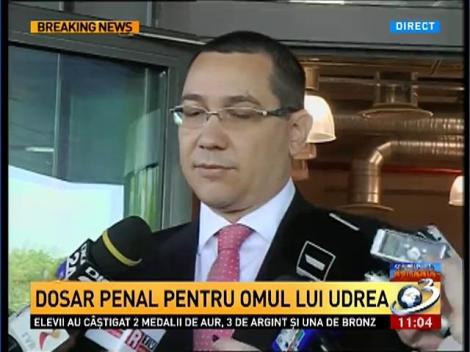 Ponta: Dacă îmi cere Curtea Constiuţională, îl voi decora pe Opriş