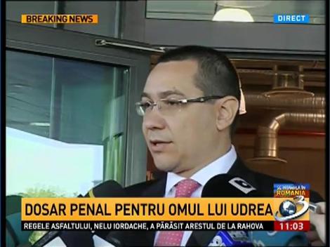 Ponta, despre incidentul de la Nana: Se vor lua măsuri legale